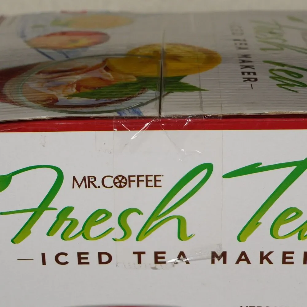 Mr. Coffee Iced Tea Maker 3 Quart Red Model TM75RS Brew Tea Bags or Tea Leaves